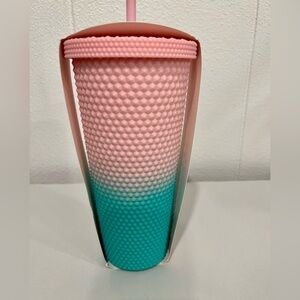 - Manna Lilac Studded Rubberized Ombré finish Tumbler